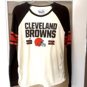 New, w/out tags Official Cleveland Browns Women's LS Shirt/Size Sm/Maternity
